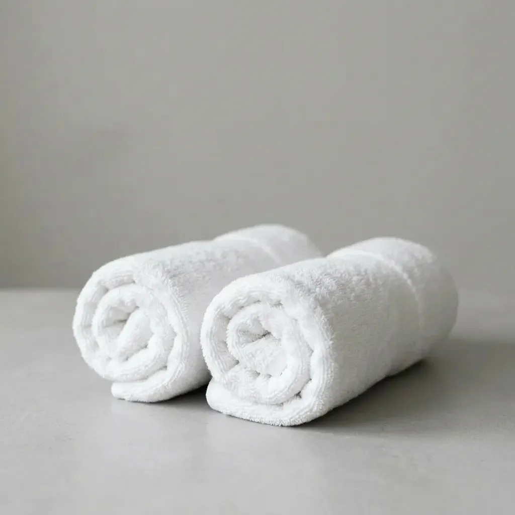 Rolled double towel