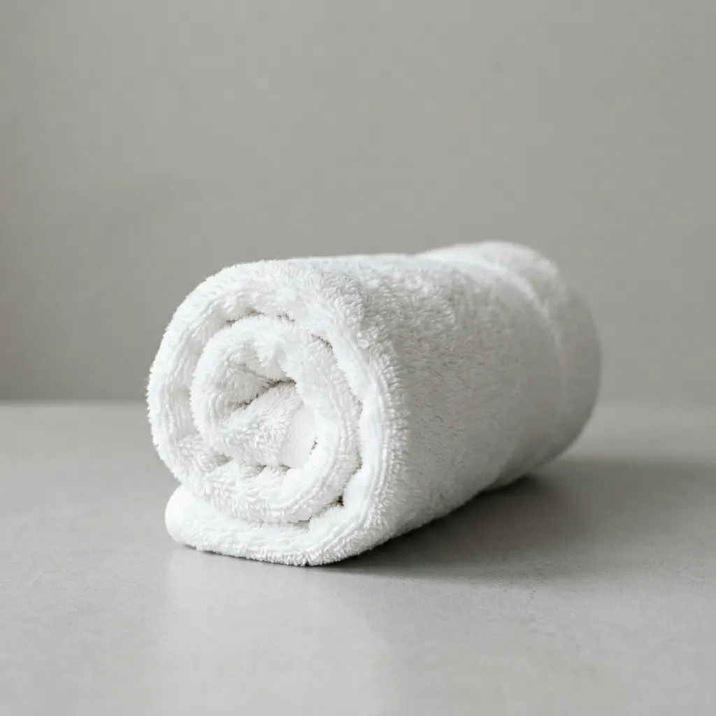 Rolled single towel